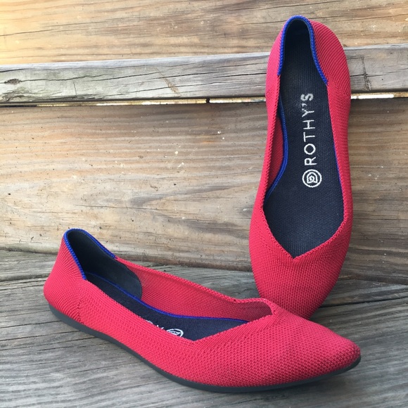 Rothy's Shoes - Rothy’s red point flat size 7
